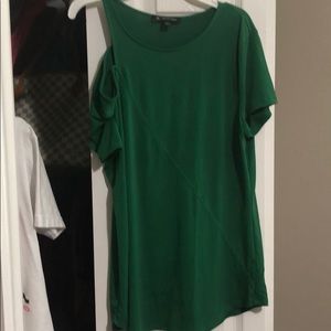 Green off shoulder Blouse